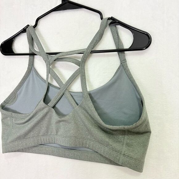 Nike Dri-Fit Grey Cagged Back Sports Bra Women's Size XL - Picture 6 of 10